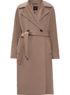 Weekend Maxmara RESINA 棕色羊毛大衣 英国现货