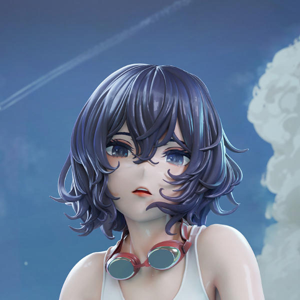 カオミン原画南条苍泳装手办