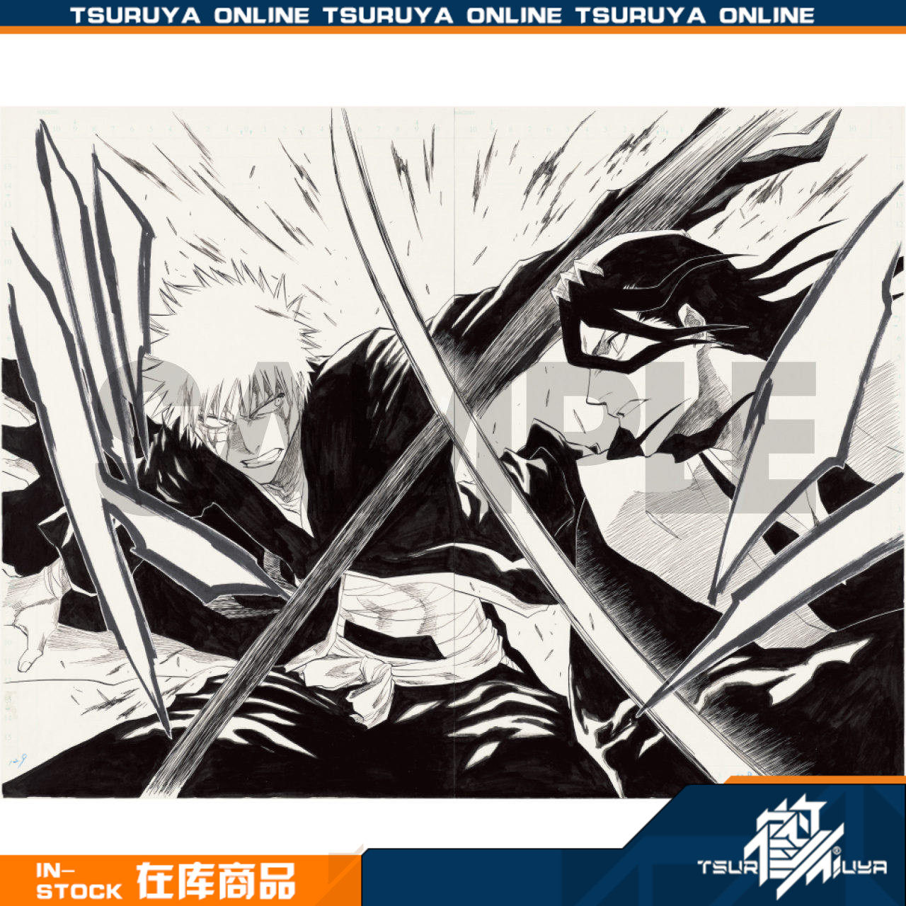 【鹤屋现货】死神20周年原画展 BLEACH EX. 漫画复制原稿收藏手稿