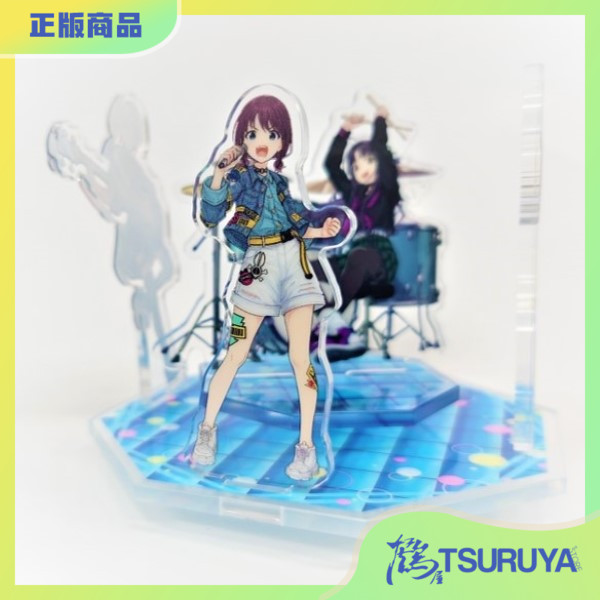 少女哭泣乐队旋转立牌摆件