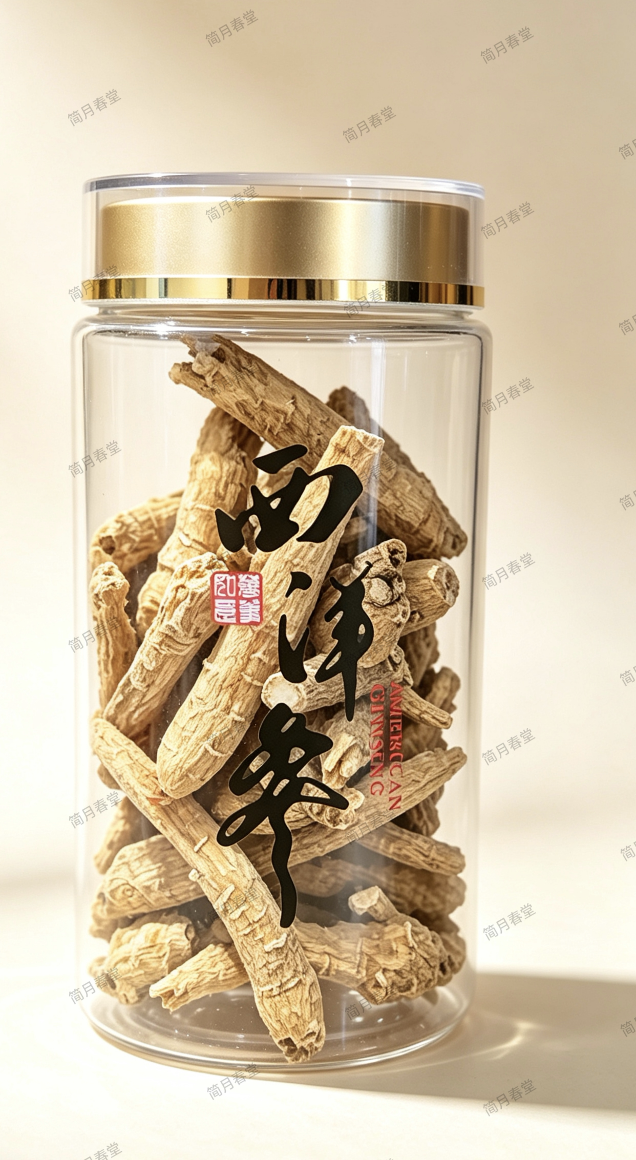 吉林长白山西洋参老叁生晒无硫新货参味浓效佳送礼自吃配枸杞三七