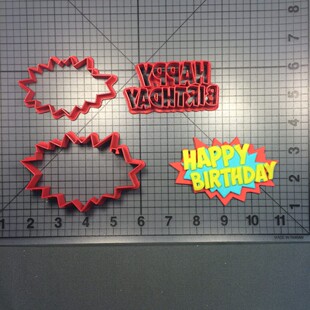 happy birthday 馒头模具 面食花样 家用蒸加深 宝宝辅食 3d立体