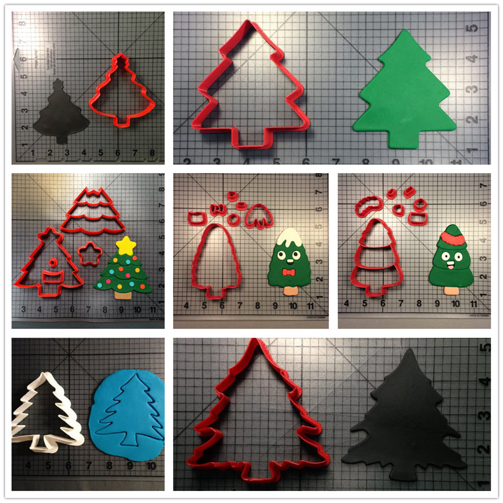 圣诞树饼干模具卡通烘培工具花样