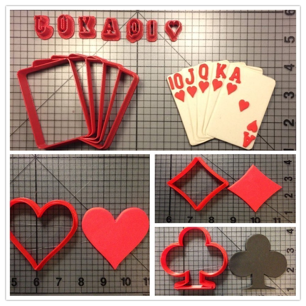 扑克牌模具蛋糕家用磨具切模翻糖