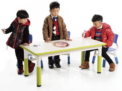 育才幼儿园课桌椅玩具桌家用桌经典长方桌最新款YCY-083、035