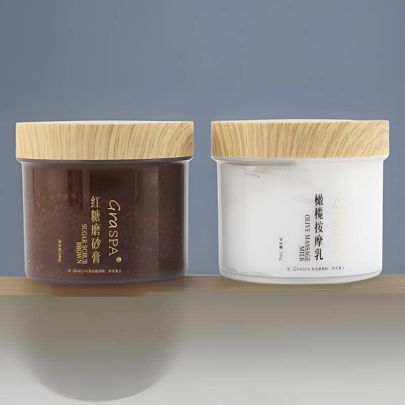 手部护理护GRASPA海底捞手霜红糖磨砂膏荷荷巴柔润手膜橄榄按摩乳