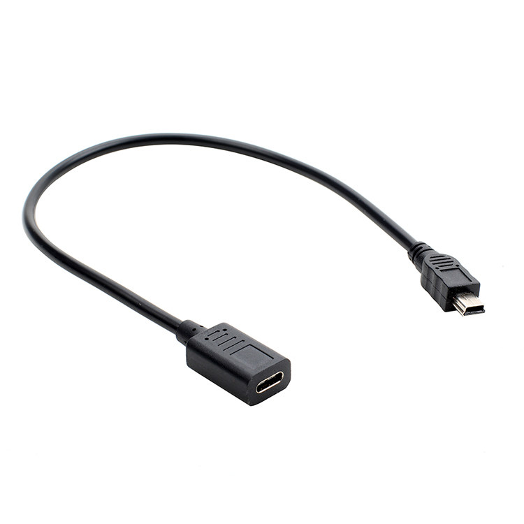 USB3.1 type-c转接线 魅族pro5小米4C乐视XS C型母转mini usb公线