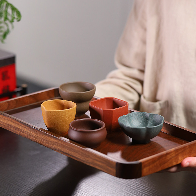 紫砂杯非遗文创宜兴礼盒套装送礼商务单位礼品茶碗茶杯碗主人杯子