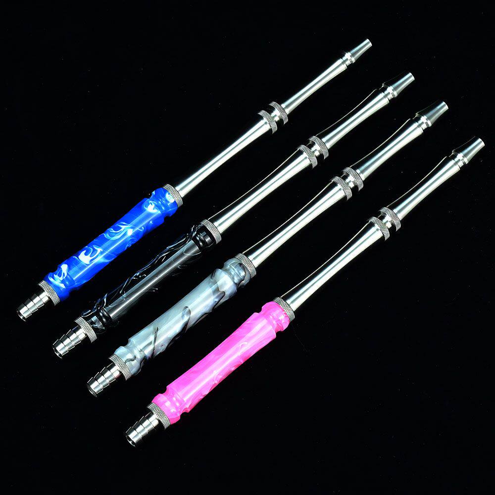 wolfcoolvape-hookah 304不锈钢阿拉伯水烟配件树脂手柄32cm/36cm