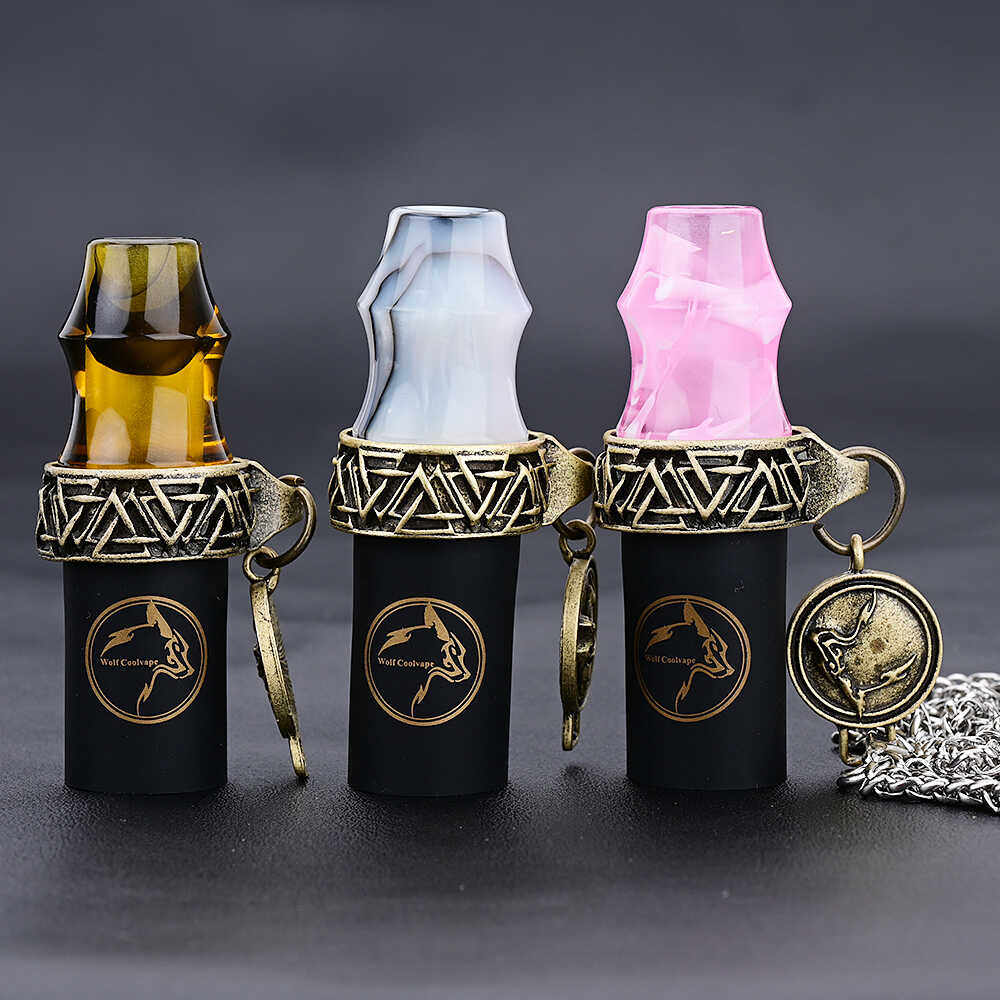 阿尔法赫水烟吸嘴树脂烟嘴定制私人挂链通用Hookah Mouthpieces