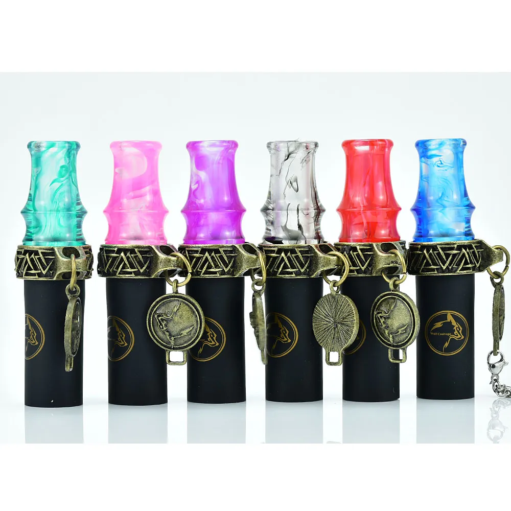 阿尔法赫水烟嘴金属挂链树脂吸嘴水烟配件Hookah Mouthpieces