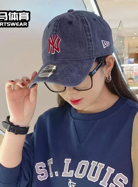 韩国New Era纽亦华棒球帽专柜正品做旧软顶鸭舌帽男女同款940帽子