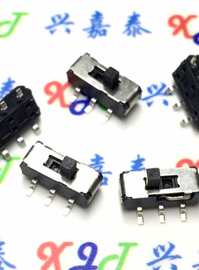 MSS22D18 六脚贴片 手柄2MM 拨动开关 6脚2档 贴片开关 DVD开关