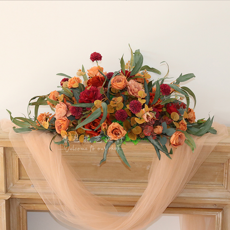 会议室桌花摆花装饰台商务仿真花