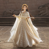 原创汉服女羲玄汉元 素齐腰裙超仙气仙侠风神女国风师姐妹春夏套装