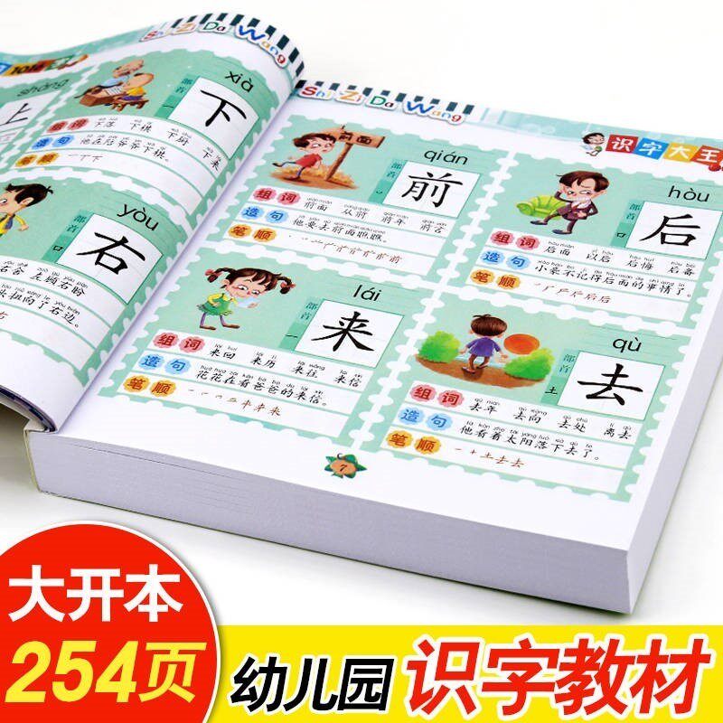 洪恩小象悟空识字图书注音卡片