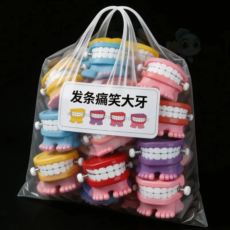 发条痞笑大牙跳跳玩具儿童益智趣味牙齿造型跳跳球玩具通用款热销