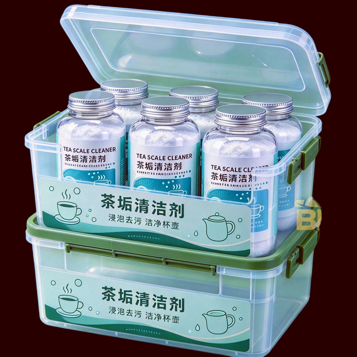 茶垢清洁剂食品级洗茶杯子清洗剂茶壶茶盘茶具茶渍去除剂洗杯神器