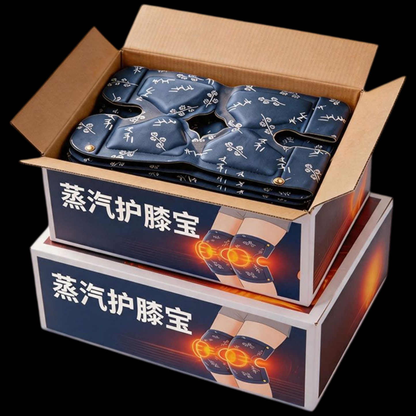 护膝艾草蒸汽暖膝贴膝盖热敷贴自发热护膝贴冬天膝盖热敷发热敷包