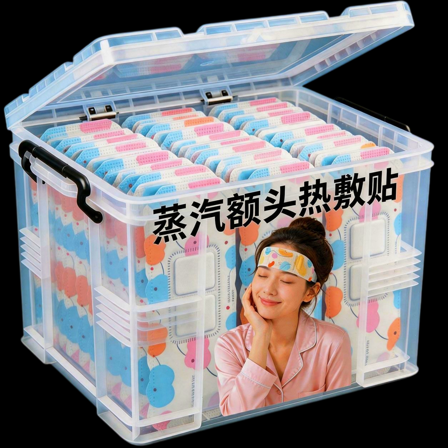 额头部艾灸热敷贴偏头缓解疼痛产后坐月子防风寒蒸汽保暖抹额神器