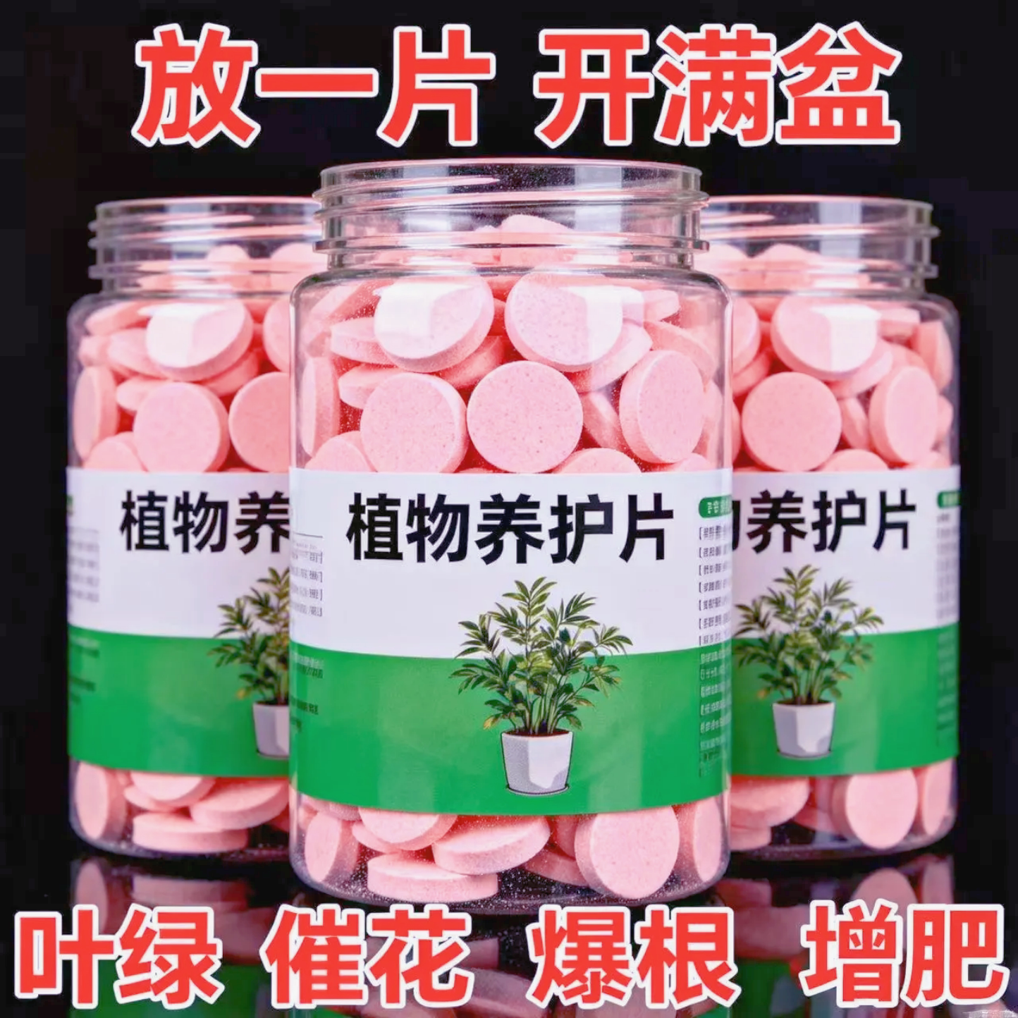 植物养护片花卉绿植专用肥生根壮苗绿叶促开花爆根增肥营养片热销