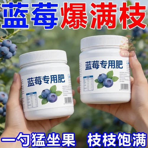 蓝莓专用肥掺混肥促果增产枝叶饱满爆果农用肥料