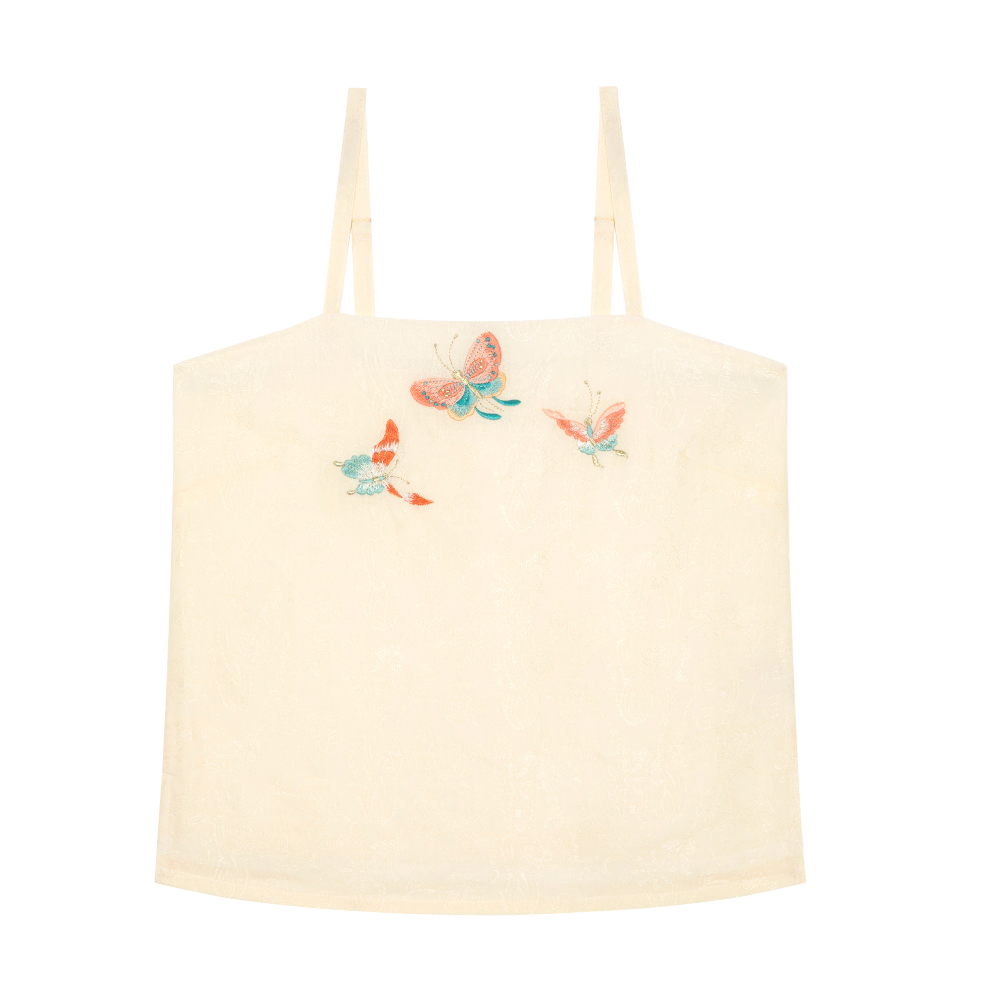 花朝记｜碧桃｜汉服吊带日常单品百搭刺绣传统对襟内搭