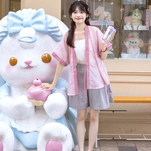 日常春夏简约通勤休闲汉元素汉服