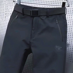 箭头户外三防冲锋裤男春夏版薄商务直筒休闲裤防风防雨时尚长裤子