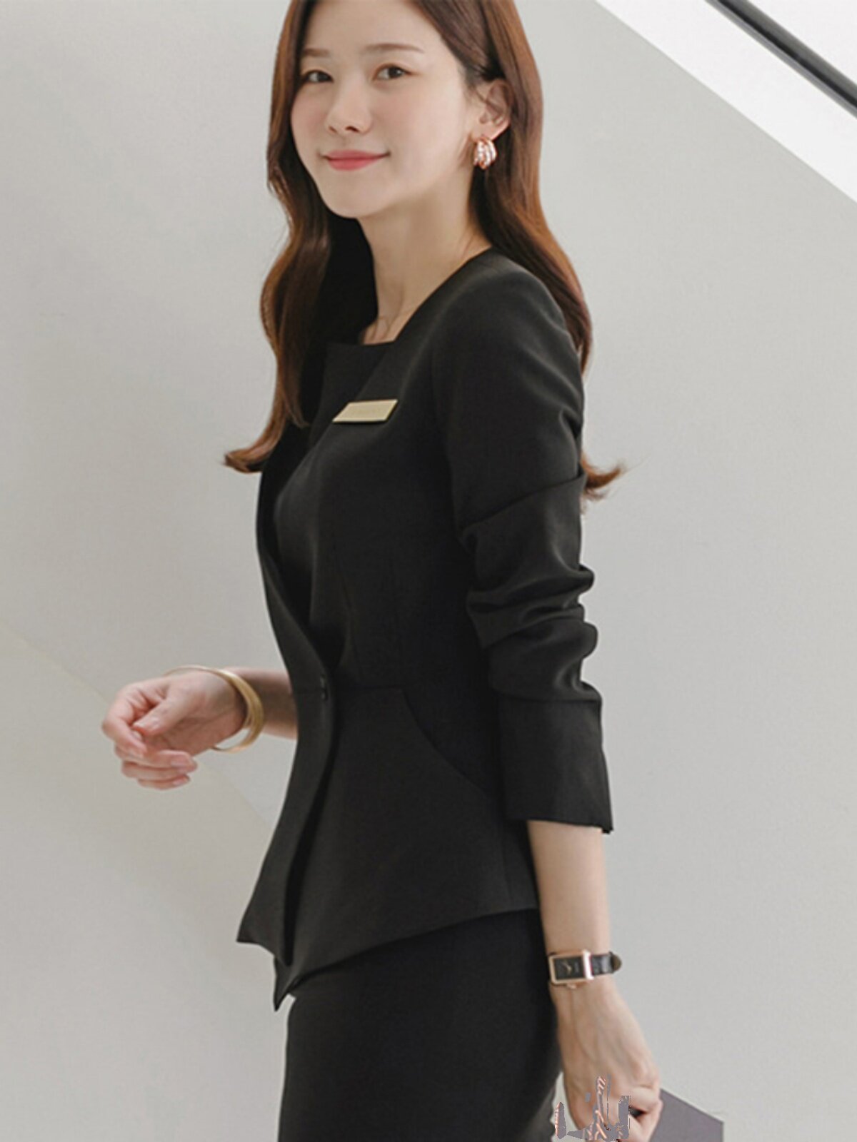 PROFESSIONAL SUIT TROUSERS SLIM FIT TWO-PIECE COMMUTER SMALL MAN SUIT JACKET OVERALLS SUIT SKIRT SUIT WOMEN