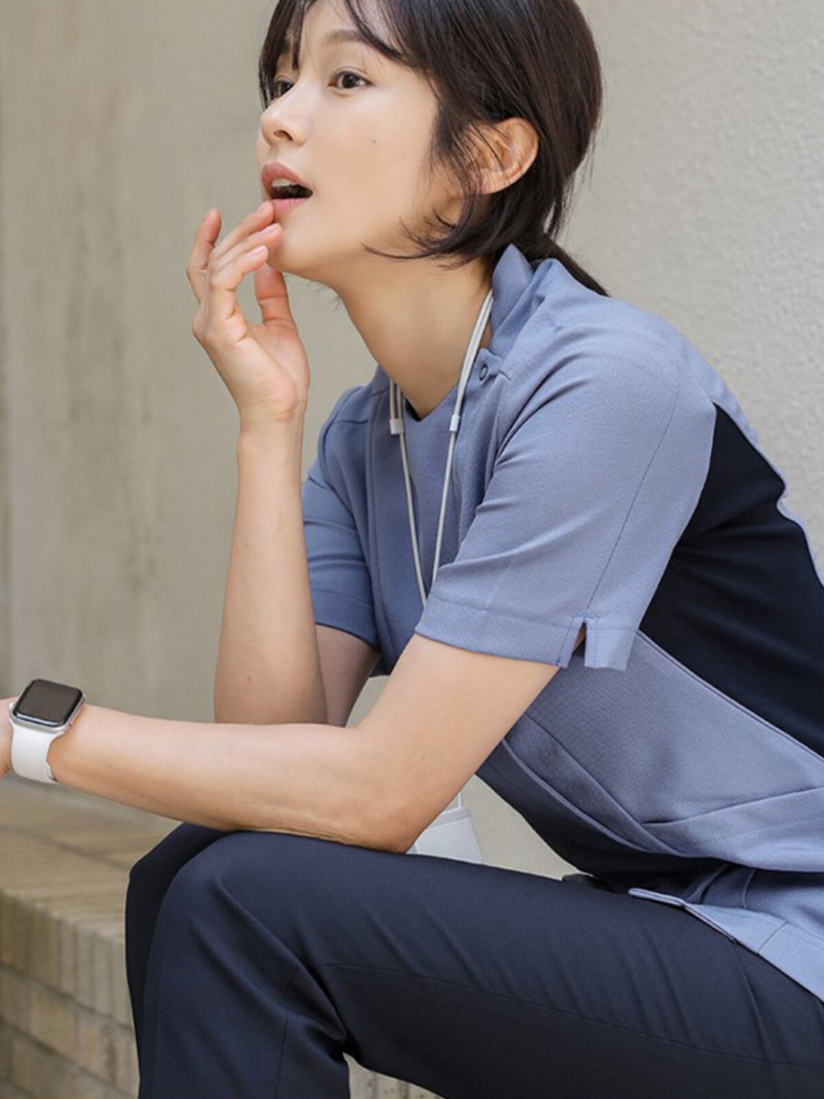 HAND WASHING CLOTHES WOMENS OPERATING ROOM WORK CLOTHES SURGICAL CLOTHES NURSE CLOTHES SUMMER CLOTHES DOCTORS DENTISTRY ORAL ELASTIC BRUSH HAND CLOTHES