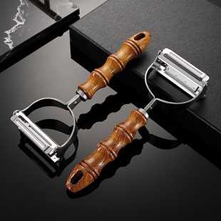 雄光厂家直销不锈钢削皮刀水果刮皮刀削皮器8938两用刨丝水果刨刀