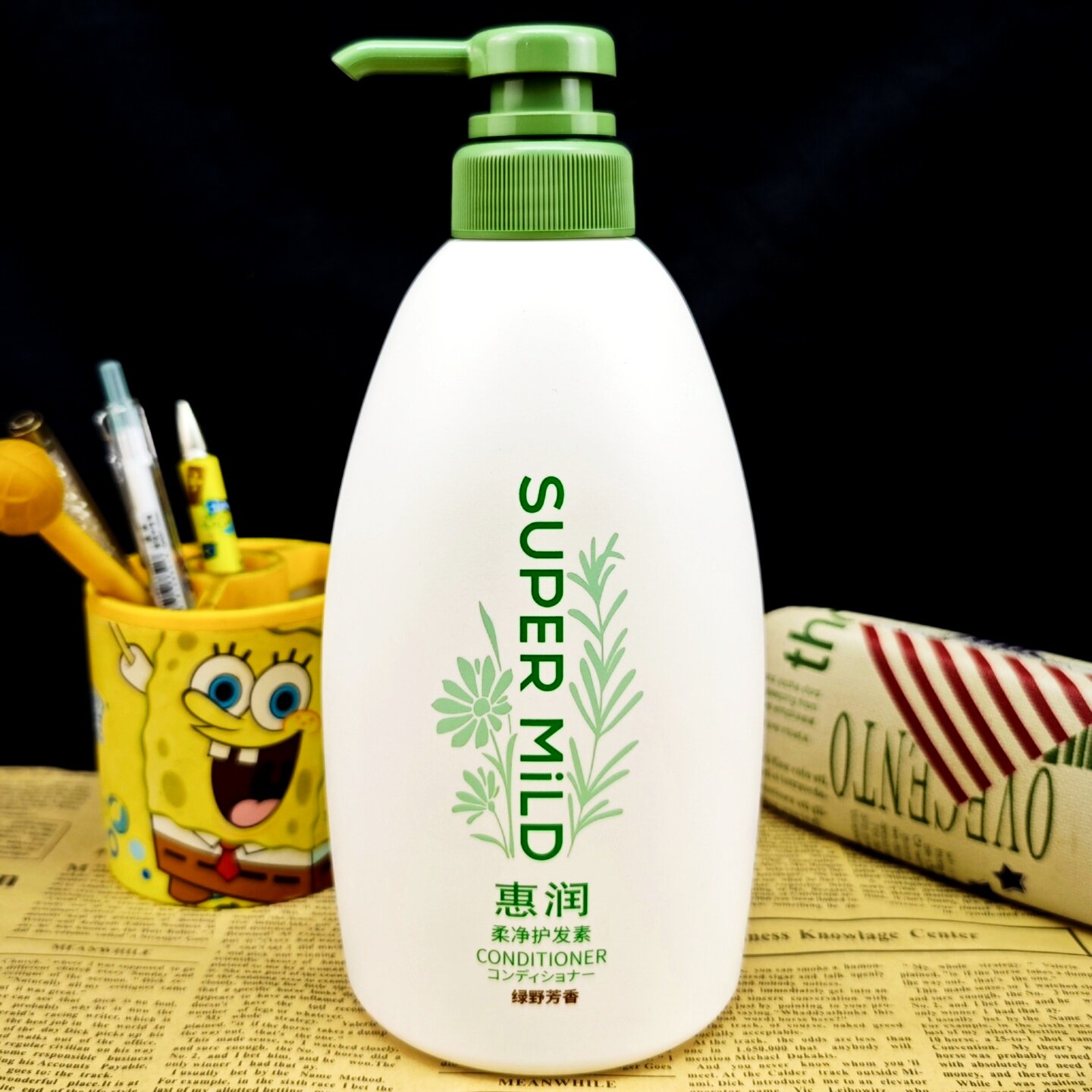 包邮正品日本进口专柜 滋润型护发素惠润柔净润发乳绿野芳香600ml