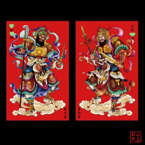 门神守门神将尉迟恭秦琼敬德钟馗