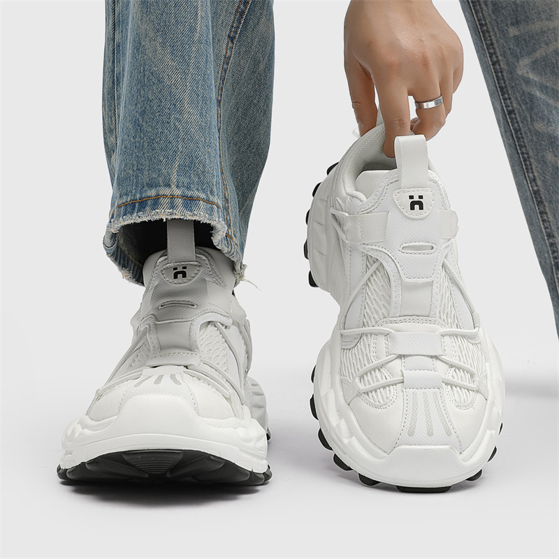 巨好看不累脚的鞋子巴黎16XL百搭学生一脚蹬增高厚底老爹鞋男女