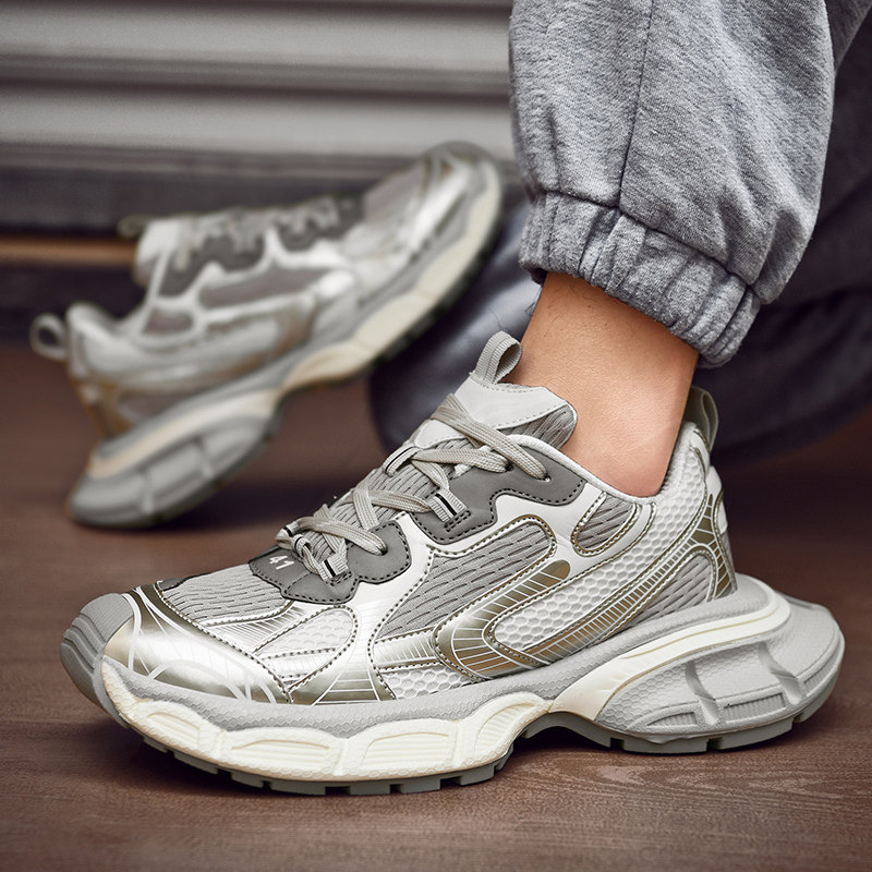 男鞋2026新款今年流行爆款巴黎3XL小众百搭潮牌增高厚底老爹鞋女