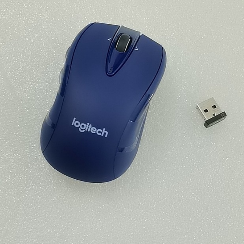 原装 罗技  M546激光无线鼠标笔记本电脑办公省电优联版 经典蓝