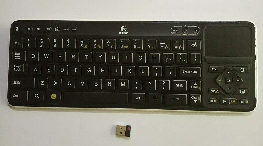 正品原装 罗技Logitech K700 HTPC 触摸板 无线键盘 +优联接收器