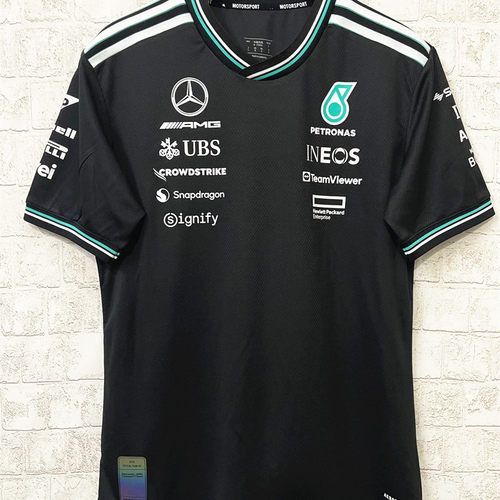 2025/26奔驰F1赛车服短袖T恤梅赛德斯队服 Mercedes t-shirt polo