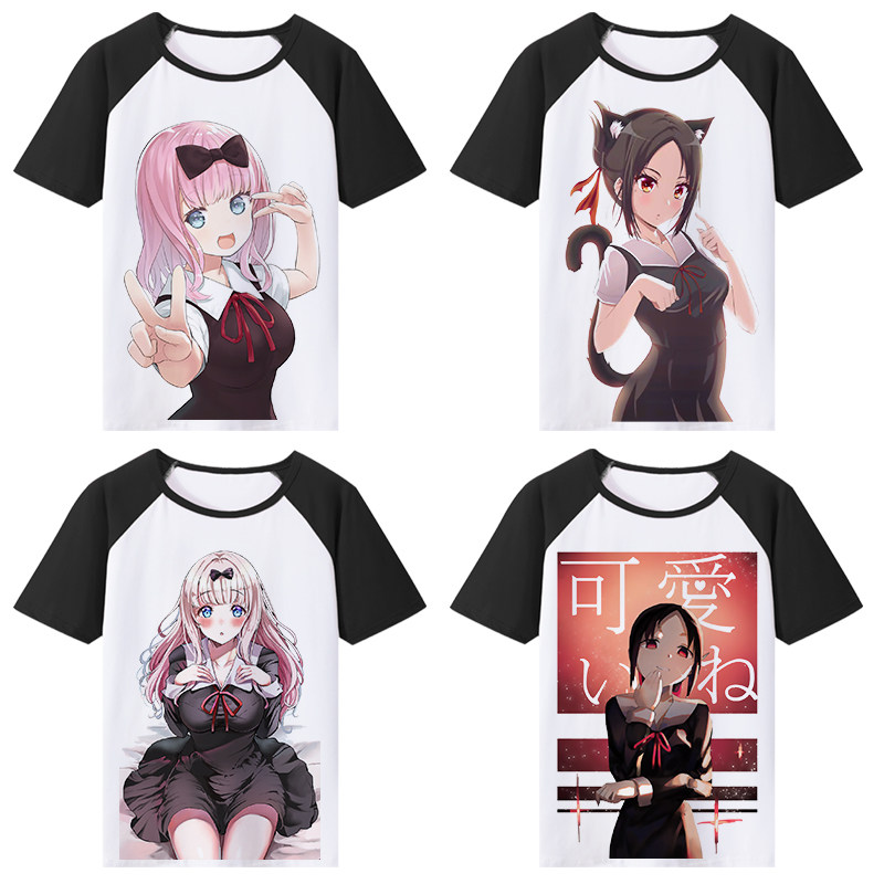 辉夜大小姐想让我告白短袖T恤夏