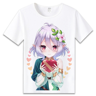 动漫公主连结凯露周边二次元男女短袖T恤日系学生大码衣服体恤夏