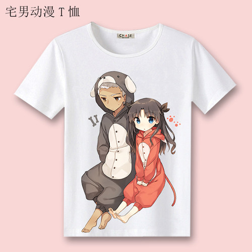 fate黑贞德动漫短袖T恤男女学生