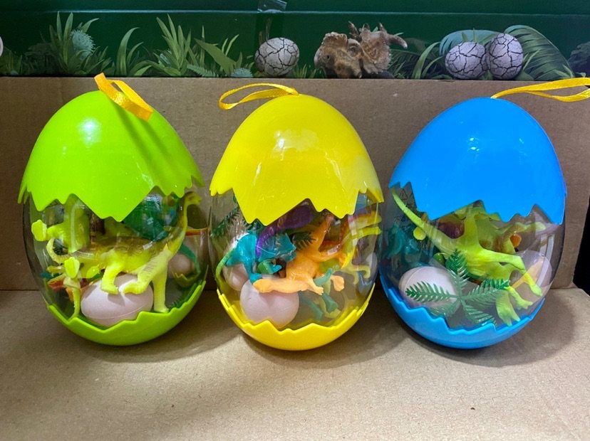 儿童男孩仿真大中小恐龙蛋霸王龙蛋模型玩具动物奇趣