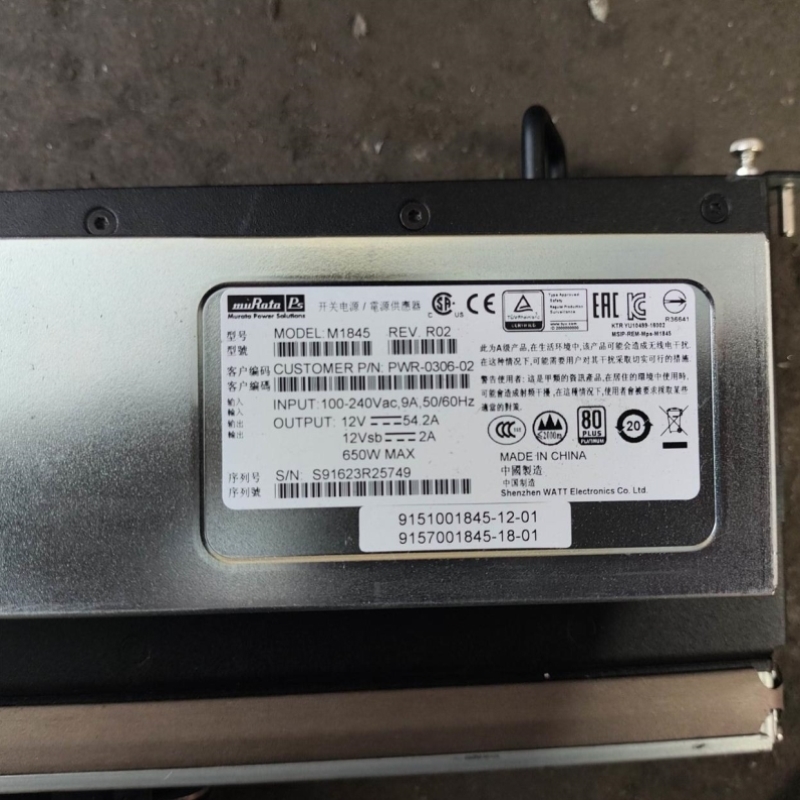 议价F5电源 M1845 PWR-0306-02可以测试发货