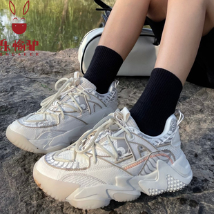 李宁悟行CF溯千行策逐梦女低帮增高防滑耐磨运动休闲鞋 AGLR172