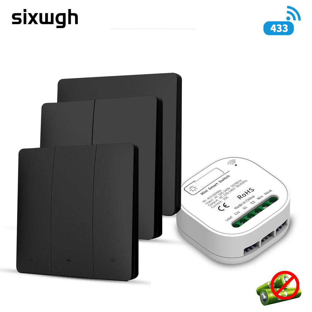 Tuya 涂鸦WiFi智能无线遥控自发电开关面板可手机定时语音控制