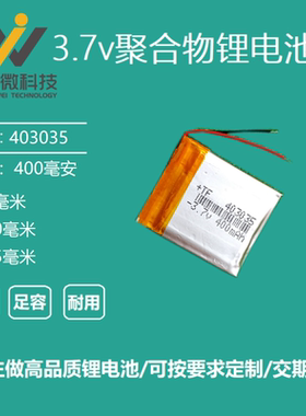通用BL960凌度F8行车记录仪403035锂电池3.7v电子狗MP3可充电电芯