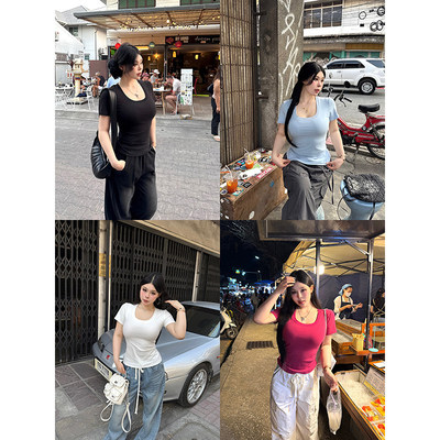 黑泽玄七短袖t恤女2026春