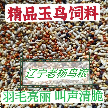 玉鸟黄雀营养鸟食金丝雀混合鸟粮麻料金翅芙蓉鸟金青黄巧真空饲料