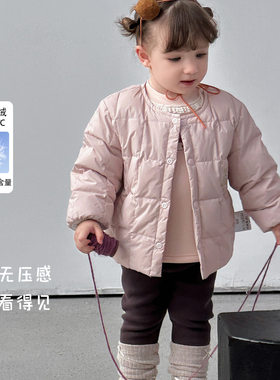 儿童轻薄羽绒服外穿韩系女童2026秋冬新款内胆婴幼儿保暖长袖外套